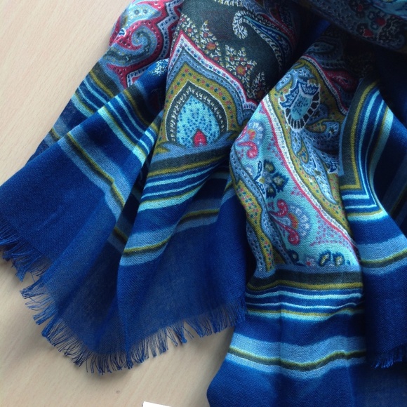 J.Jill NEW Very Beautiful Cotton Scarf NWT - Picture 9 of 13